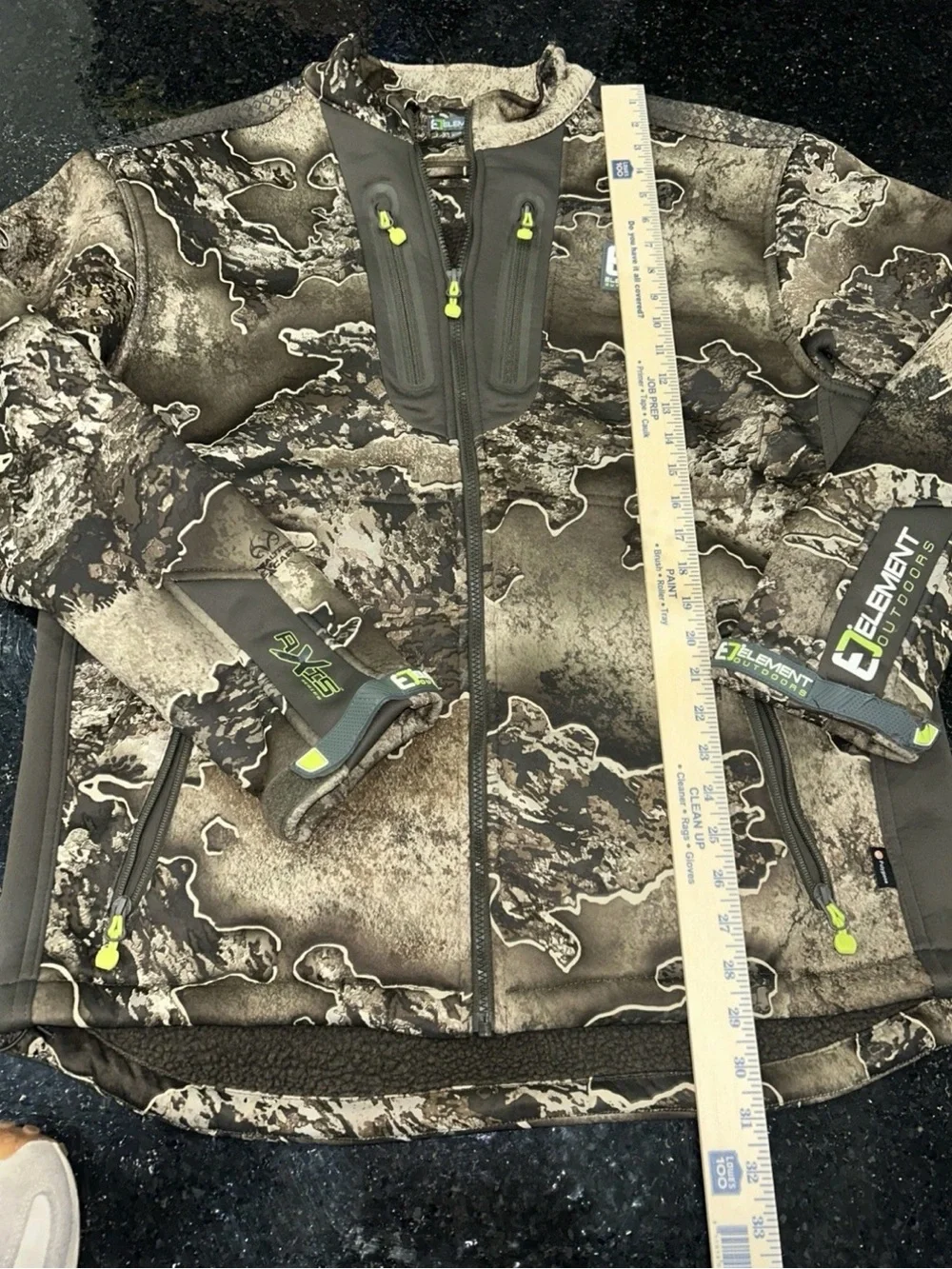 Element Outdoors Men's Axis Midweight Fleece Lined Jacket (Realtree Excape) XL
